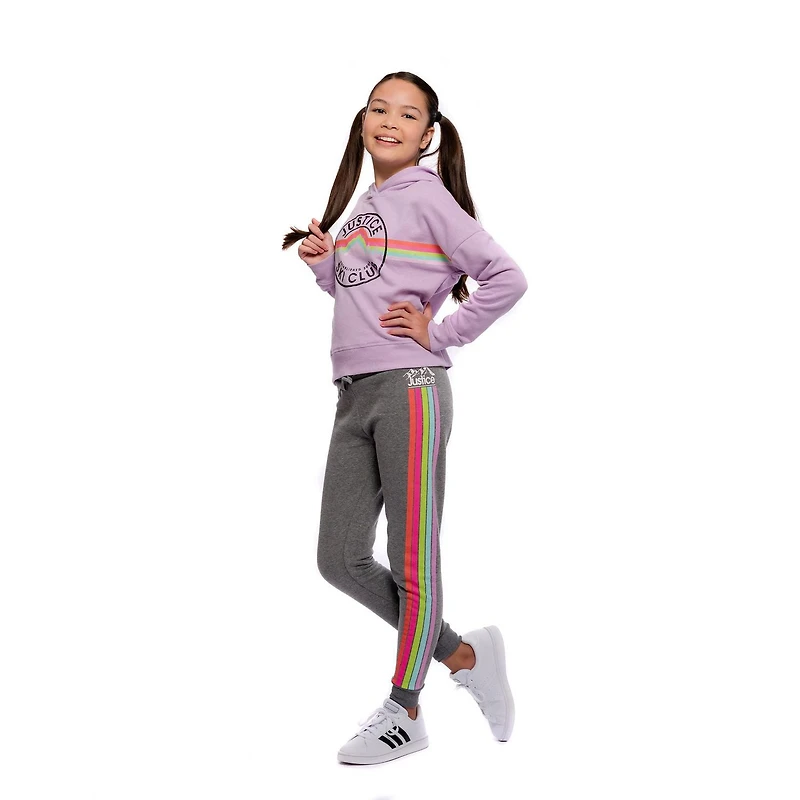 Pantalon de jogging à rayures Justice pour filles