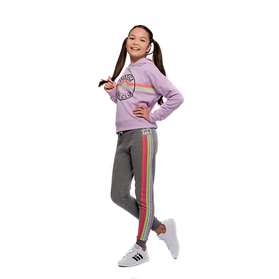 Pantalon de jogging à rayures Justice pour filles