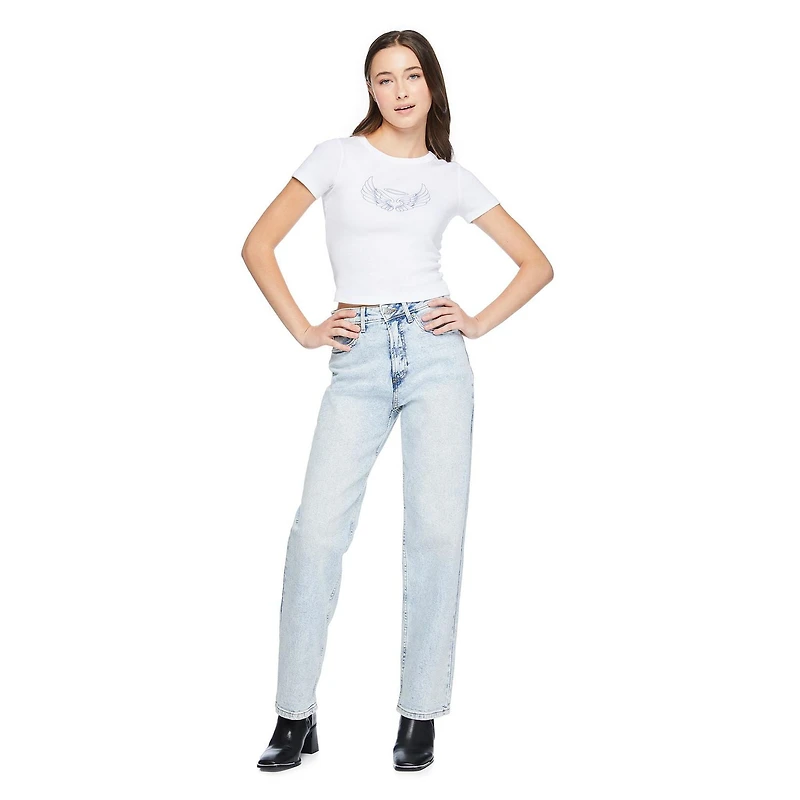 No Boundaries Women's Short Sleeve Tee