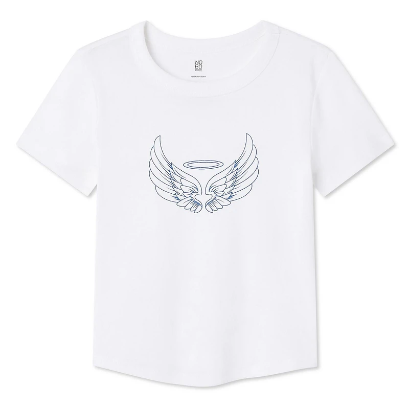 T-shirt à manches courtes No Boundaries pour femmes