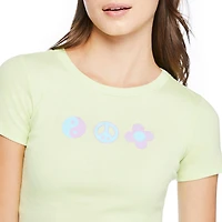 No Boundaries Women's Short Sleeve Tee