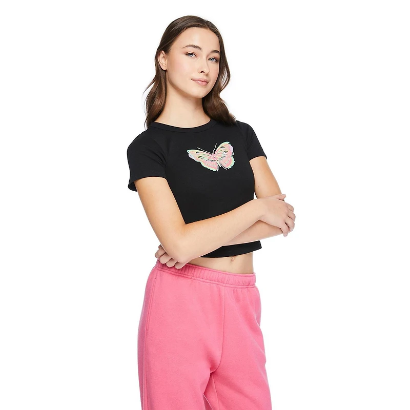 T-shirt à manches courtes No Boundaries pour femmes