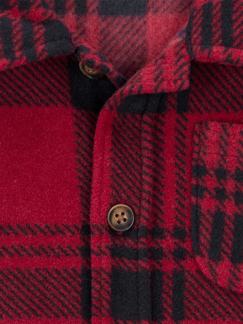 Ensemble cardigan pour bébé garçon Carter's Child of Mine - Motif élan à carreaux rouges Tailles : Prématuré - 24 mois