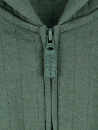 Ensemble gilet pour bébé fille Carter's Child of Mine - Motif floral olive et violet Tailles : Prématuré 24 mois