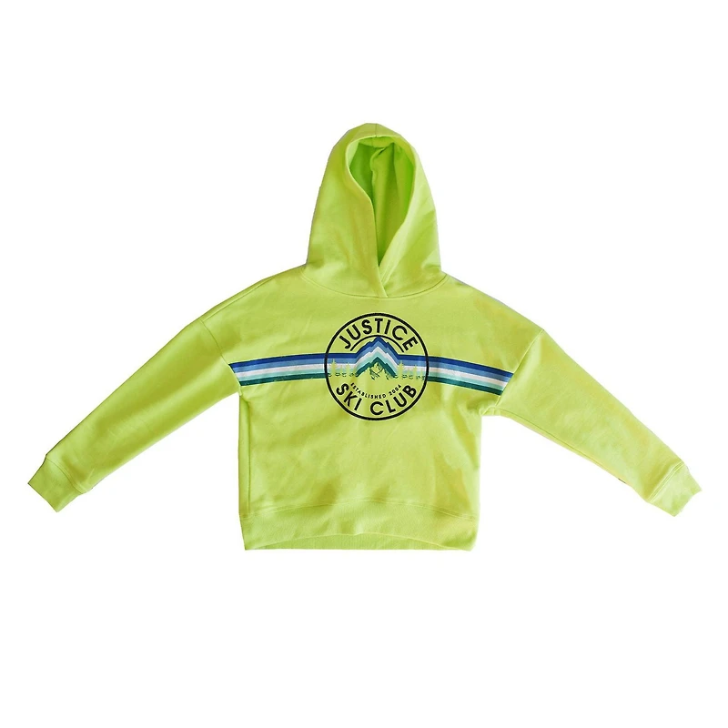 Girls Justice Ski Club Long Sleeve Hoodie