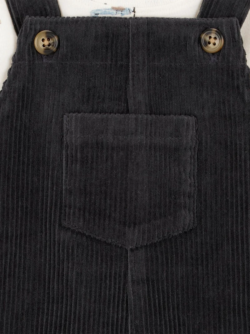 Ensemble salopette pour bébé garçon Carter's Child of Mine - Gris avion Tailles : Prématuré 24 mois