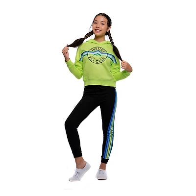 Girls Justice Stripe Down Joggers