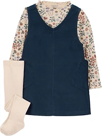 Ensemble pull pour petite fille Child of Mine - Bleu marine à fleurs Tailles 12 mois - 5T