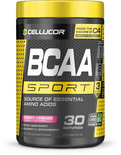 Cellucor BCAA Sport, un boisson pour hydration et récupération, Limeade aux Cerises, 30 portions Limeade aux Cerises 30 portions