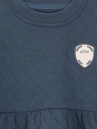 Carter's Child of Mine Ensemble 2 pièces pour bébé fille - Bleu marine matelassé Tailles Prématuré 24 mois