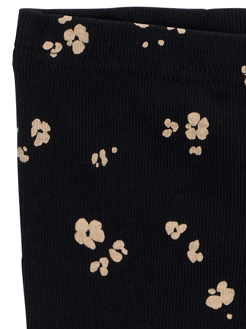 Carter's Child of Mine Toddler Girls' 2-Piece Set - Black Floral, Sizes: 2T 5T