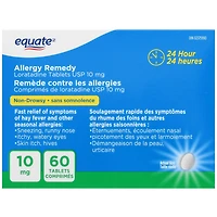 Equate Allergy Remedy, Loratadine Tablets 10mg, 60 Tablets