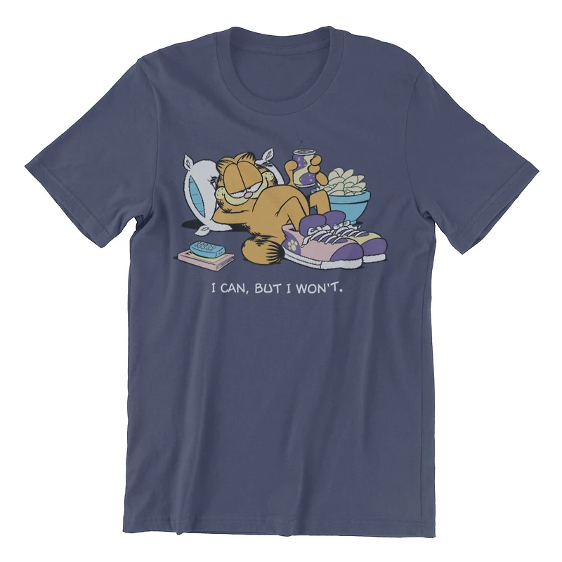 Garfield T-Shirt col rond à manche courte pour femmes