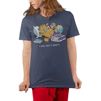 Garfield T-Shirt col rond à manche courte pour femmes