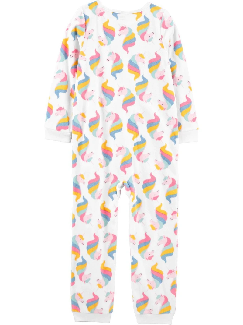 Child of Mine made by Carter's Toddler Girls' 1-piece Fleece Pajamas