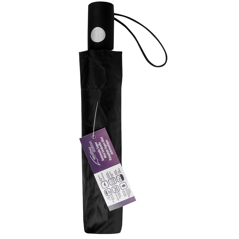 Weather Station Automatic Open Super Mini Umbrella Full 42" Arc