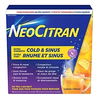 NeoCitran Extra-fort Rhume et Sinus. Médecine liquide chaude