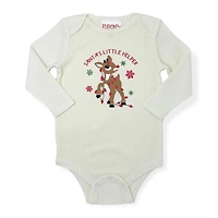 Rudolph, the Red Nosed Reindeer Baby Boy's Long Sleeve Bodysuit