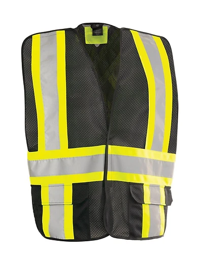 FORCEFIELD Hi Vis 5 Point Tear-Away Traffic Vest, Sizes S/M, L/X, 2X/3X