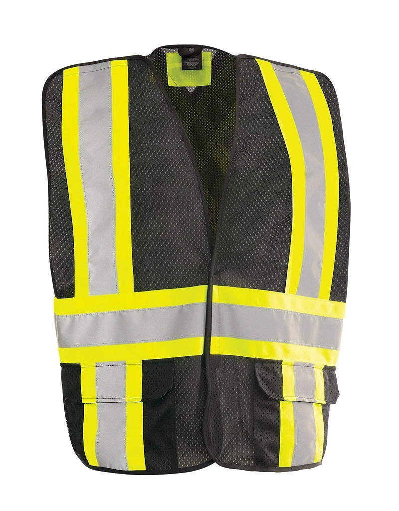 FORCEFIELD Hi Vis 5 Point Tear-Away Traffic Vest, Sizes S/M, L/X, 2X/3X