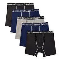 Reebok Men's Stretch Boxer Briefs, 5 Pack
