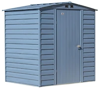 Arrow Select Steel Storage Shed, 6x5, Blue Grey