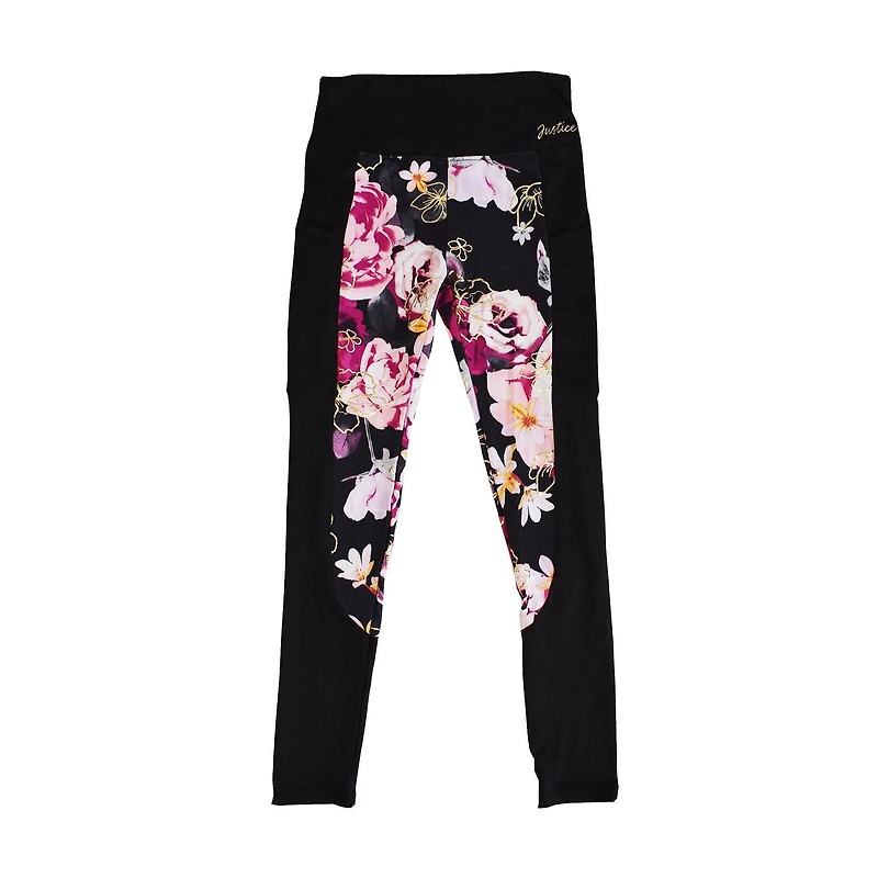 Girls Justice Floral Leggings