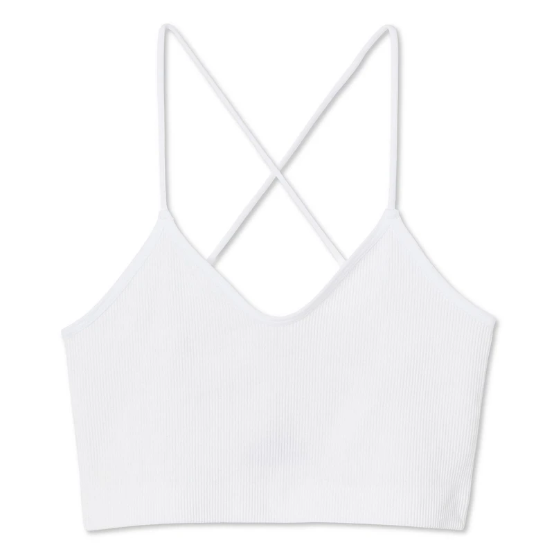 Soutien-gorge camisole à bretelles No Boundaries pour femmes Tailles P-TTG