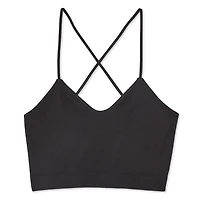 No Boundaries Women's Strappy Cami Bra, Sizes S-XXL