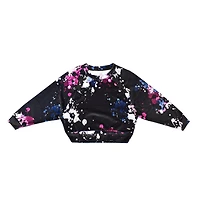 Haut à manches longues avec éclaboussures de peinture Justice pour filles