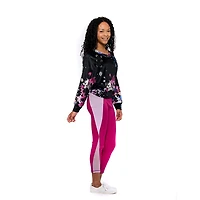 Haut à manches longues avec éclaboussures de peinture Justice pour filles