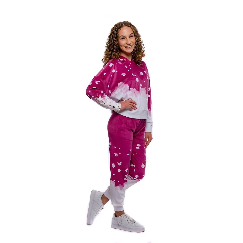 Sweat à capuche à manches longues Justice Chills pour filles