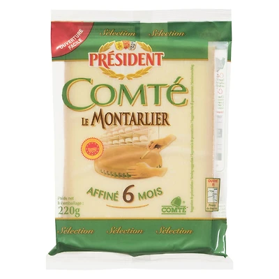 Président Comté Le Montarlier Cheese, 220 g