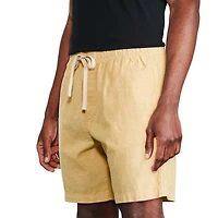 George Men's Linen-Blend Rugger Short