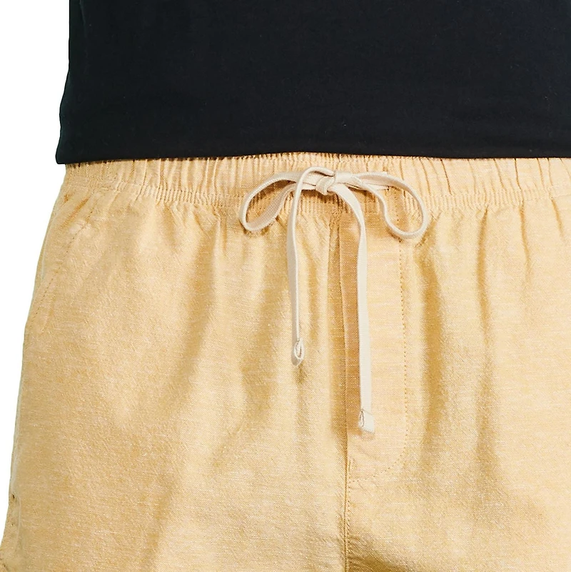 Short de rugby en mélange de lin George pour hommes