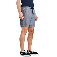 Short de rugby en mélange de lin George pour hommes