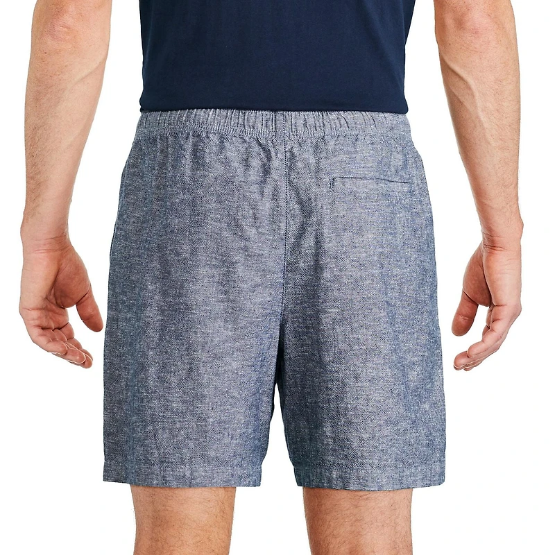 Short de rugby en mélange de lin George pour hommes