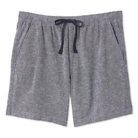 Short de rugby en mélange de lin George pour hommes