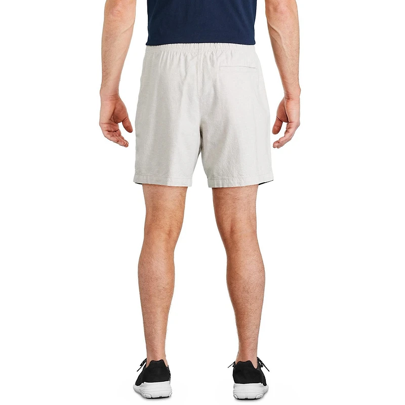 George Men's Linen-Blend Rugger Short