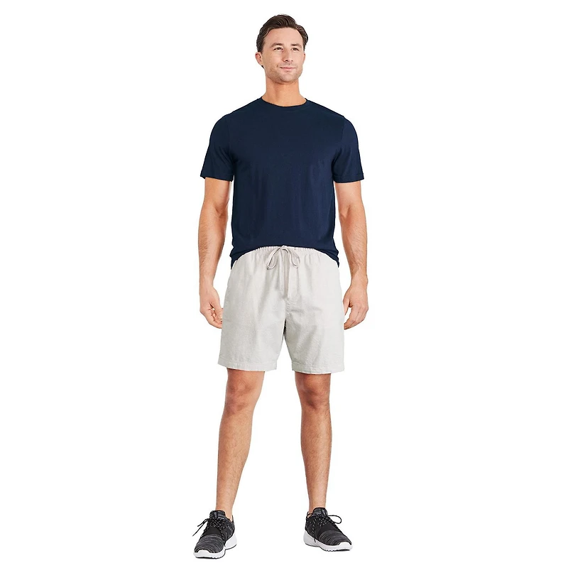 George Men's Linen-Blend Rugger Short