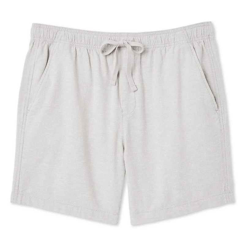George Men's Linen-Blend Rugger Short