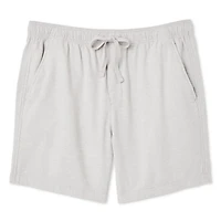 George Men's Linen-Blend Rugger Short