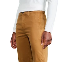 Pantalon en coutil coupe droite coton George pour hommes Tailles 30-42