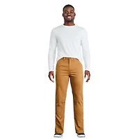 Pantalon en coutil coupe droite coton George pour hommes Tailles 30-42