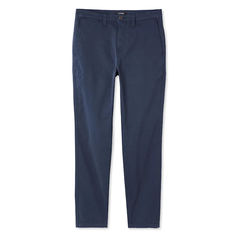 George Men's Slim Straight Cotton Chino Pant, Sizes 30-42
