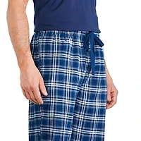 Pantalon de pyjama en flanelle George pour hommes Tailles P-2XL