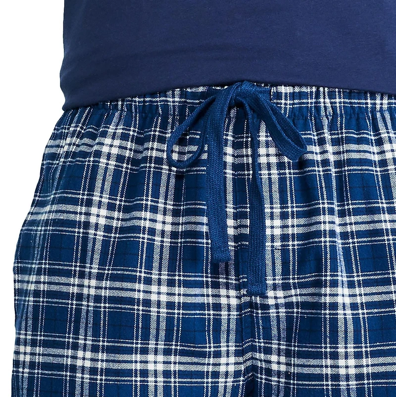 Pantalon de pyjama en flanelle George pour hommes Tailles P-2XL