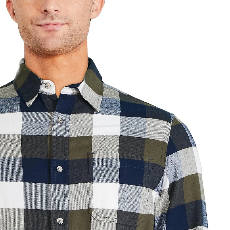 George Men's Flannel Shirt, Sizes S-2XL