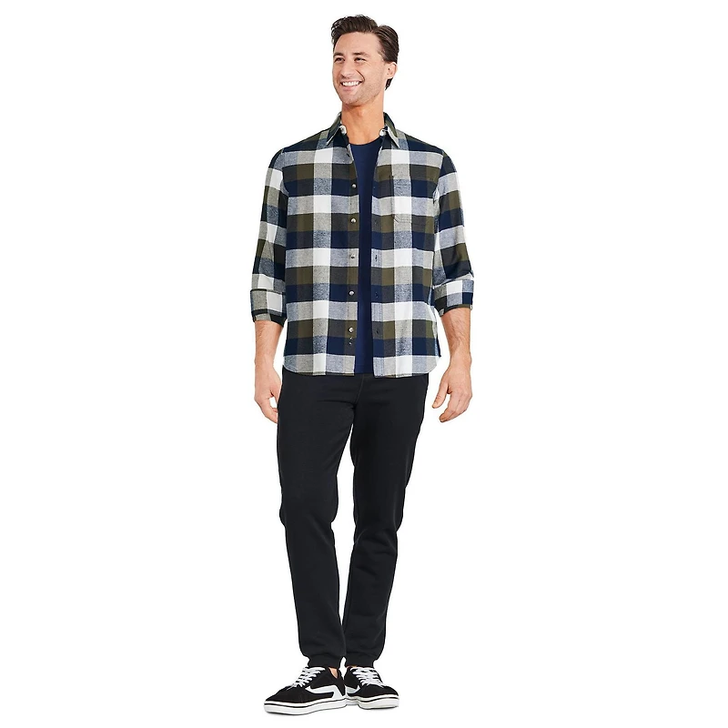 George Men's Flannel Shirt, Sizes S-2XL