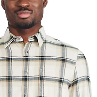Chemise en flanelle George pour hommes Tailles P-2XL